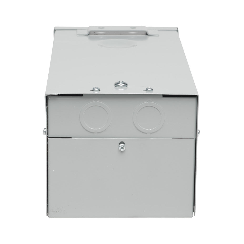 ACME general purpose transformer, encapsulated core, 2 kVA, 1-phase, 600 VAC, 120/240 VAC secondary, 60 Hz, electrostatic shield, NEMA 3R, wall mount.-T253112S