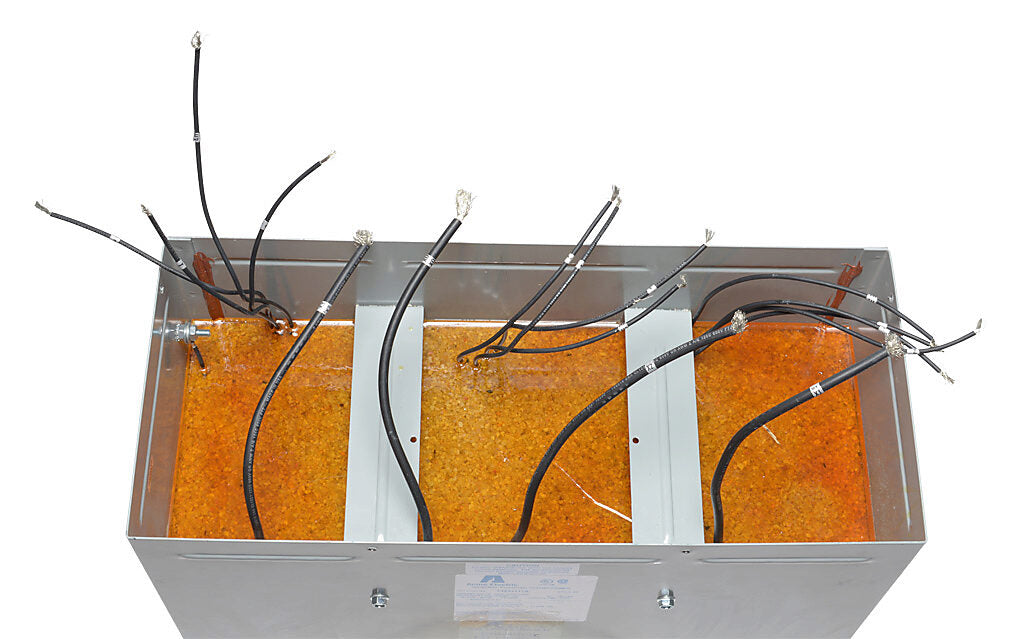ACME general purpose transformer, encapsulated core, 15 kVA, 3-phase, 480 VAC Delta, 208Y/120 VAC secondary, 60 Hz, electrostatic shield, NEMA 3R, floor mount.-T3533111S