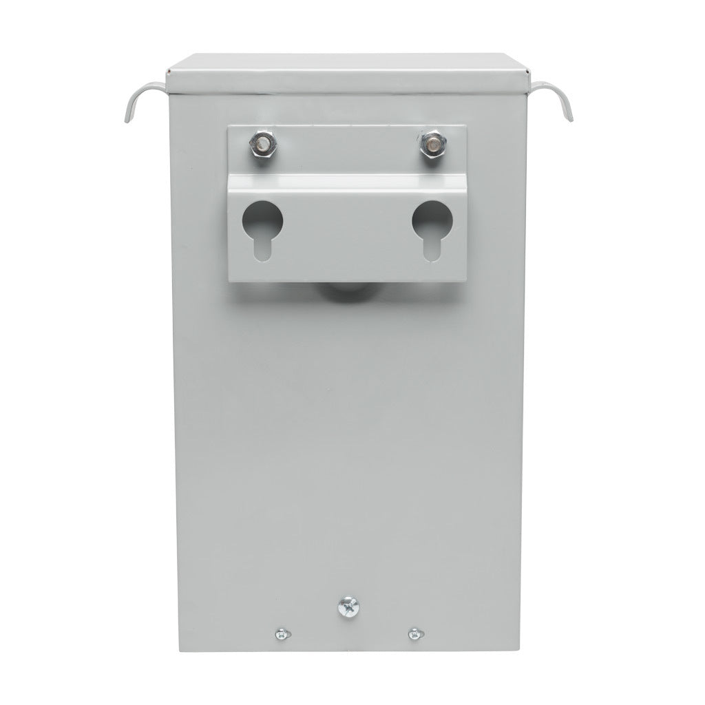 ACME general purpose transformer, encapsulated core, 5 kVA, 1-phase, 190-440 VAC selectable, 120/240 VAC secondary, 50/60 Hz, electrostatic shield, NEMA 3R, wall mount.-TF252520S