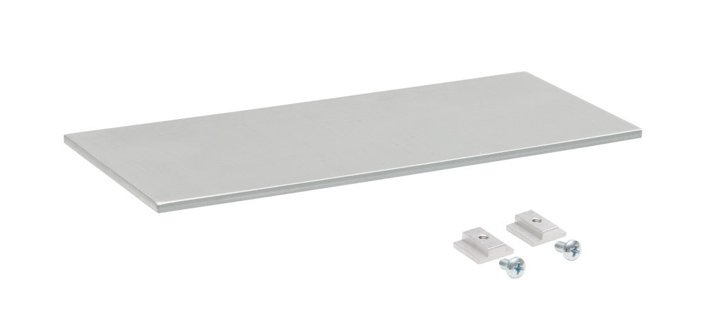 AttaBox shelf, weight distribution, 10 x 6in, aluminum. (2) screws and (2) slot nuts included.-WD106