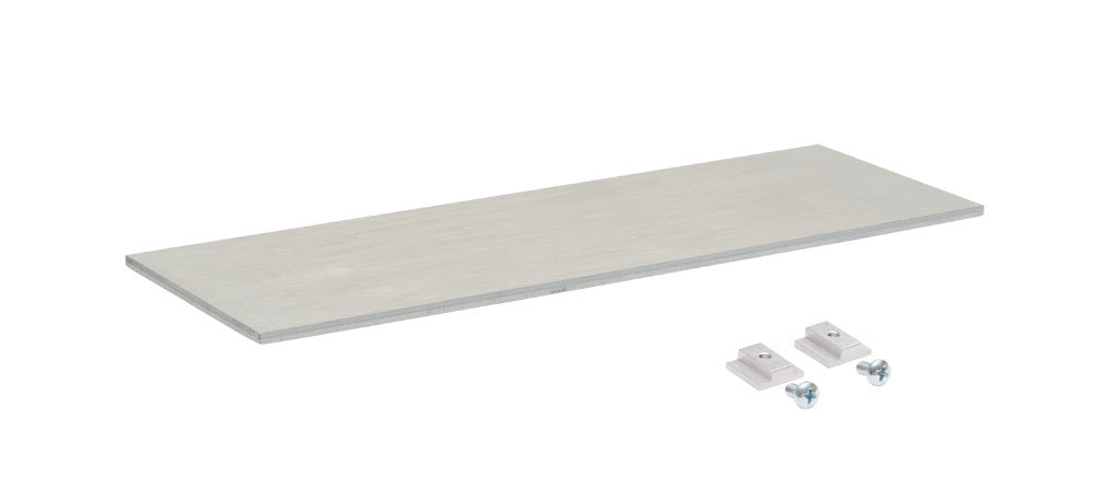 AttaBox shelf, weight distribution, 12 x 6in, aluminum. (2) screws and (2) slot nuts included.-WD12