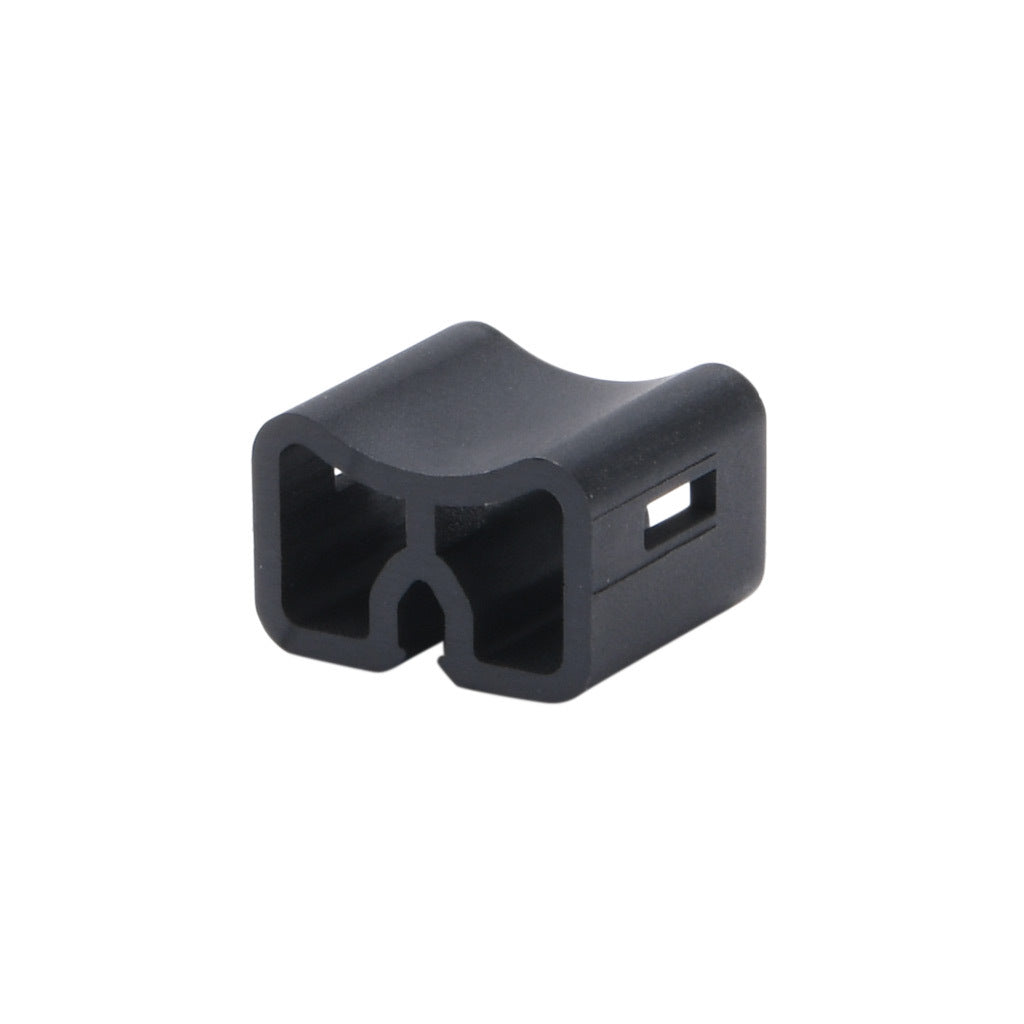 AchieVe cable tie attachment, black. Package of 50. For use with Achieve wire duct 1.5in width or larger. Use along with a cable tie to group wires together inside the wire duct.-WD-CTCLAMP
