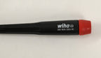 Wiha precision screwdriver set, slotted, 8 pieces, free-spinning cap.-WT26098