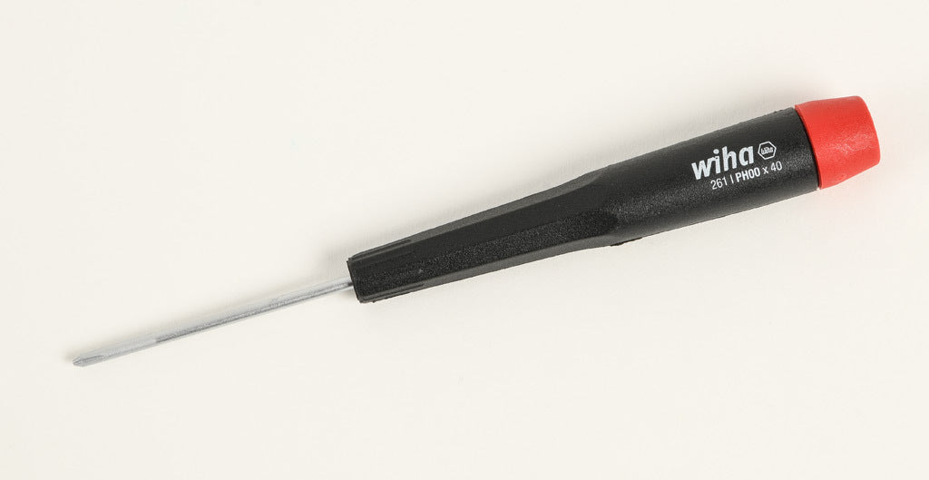 Wiha precision screwdriver set, Phillips, 4 pieces, free-spinning cap.-WT26194