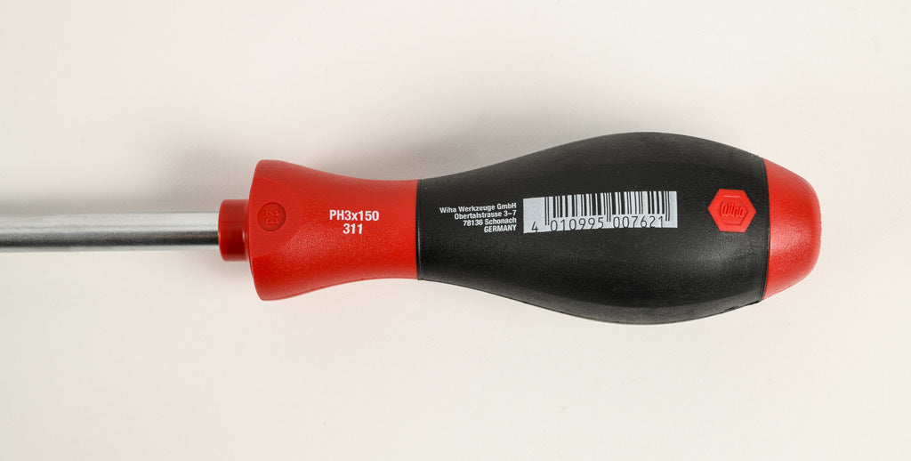 Wiha standard screwdriver set, Phillips and slotted, 7 pieces.-WT30278