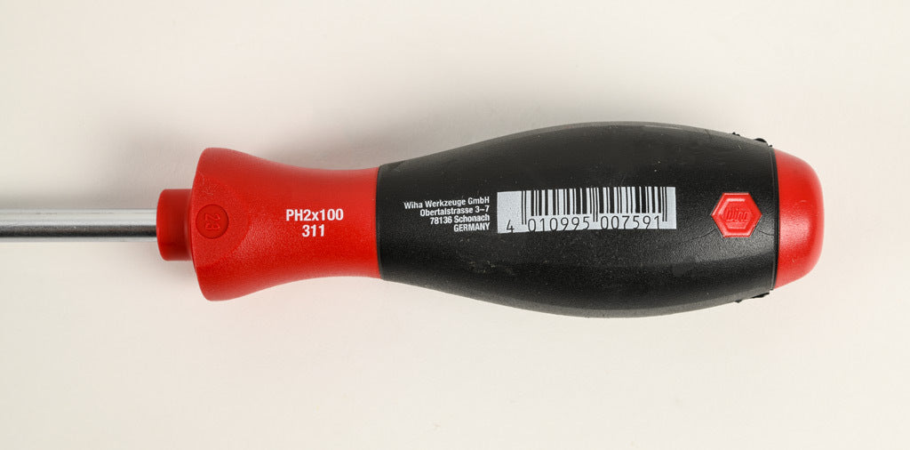 Wiha standard screwdriver set, Phillips and slotted, 7 pieces.-WT30278