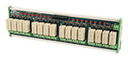 ZIPLINK 16-RELAY OUTPUT MODULE, 24VDC COIL, LED INDICATION.-ZL-RRL16-24