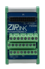 ZIPLink reduced-width feedthrough module, 24-pole, DIN rail mount.-ZL-RTB20-1