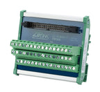 ZIPLink reduced-width feedthrough module, 48-pole, DIN rail mount.-ZL-RTB40-1