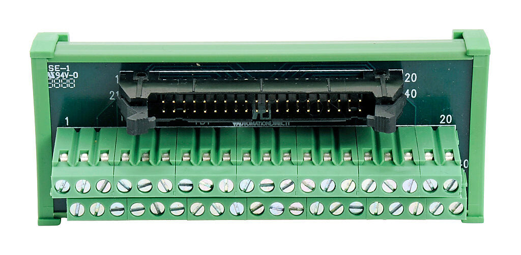 ZIPLink feedthrough module, 40-pole, DIN rail mount.-ZL-RTB40
