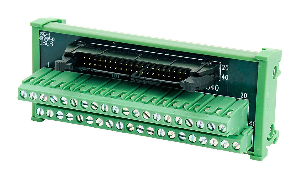 ZIPLink feedthrough module, 40-pole, DIN rail mount.-ZL-RTB40